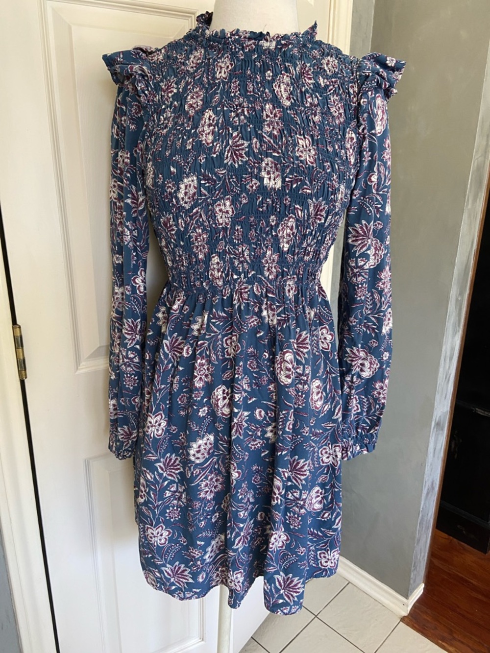 GAP Medium Floral Smocked Dress